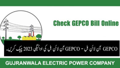 GEPCO آن لائن بل